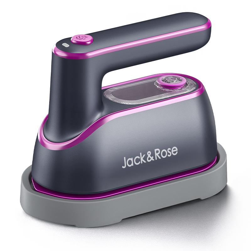Experience Effortless Ironing with the Jack&Rose 2-in-1 Handheld Steam Iron & Clothes Steamer - Perfect for Home and Travel!