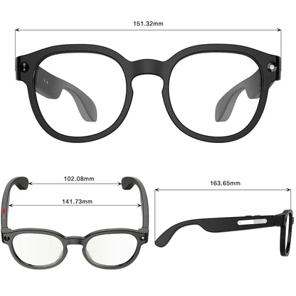 Revolutionary Sightflow Smart AI Camera Glasses with 8MP Photochromic UV-Protection Lenses, Real-Time Translation in 160+ Languages, Bluetooth Audio, and Hands-Free Capture - Perfect for Travel and Daily Adventures, Compatible with iOS & Android
