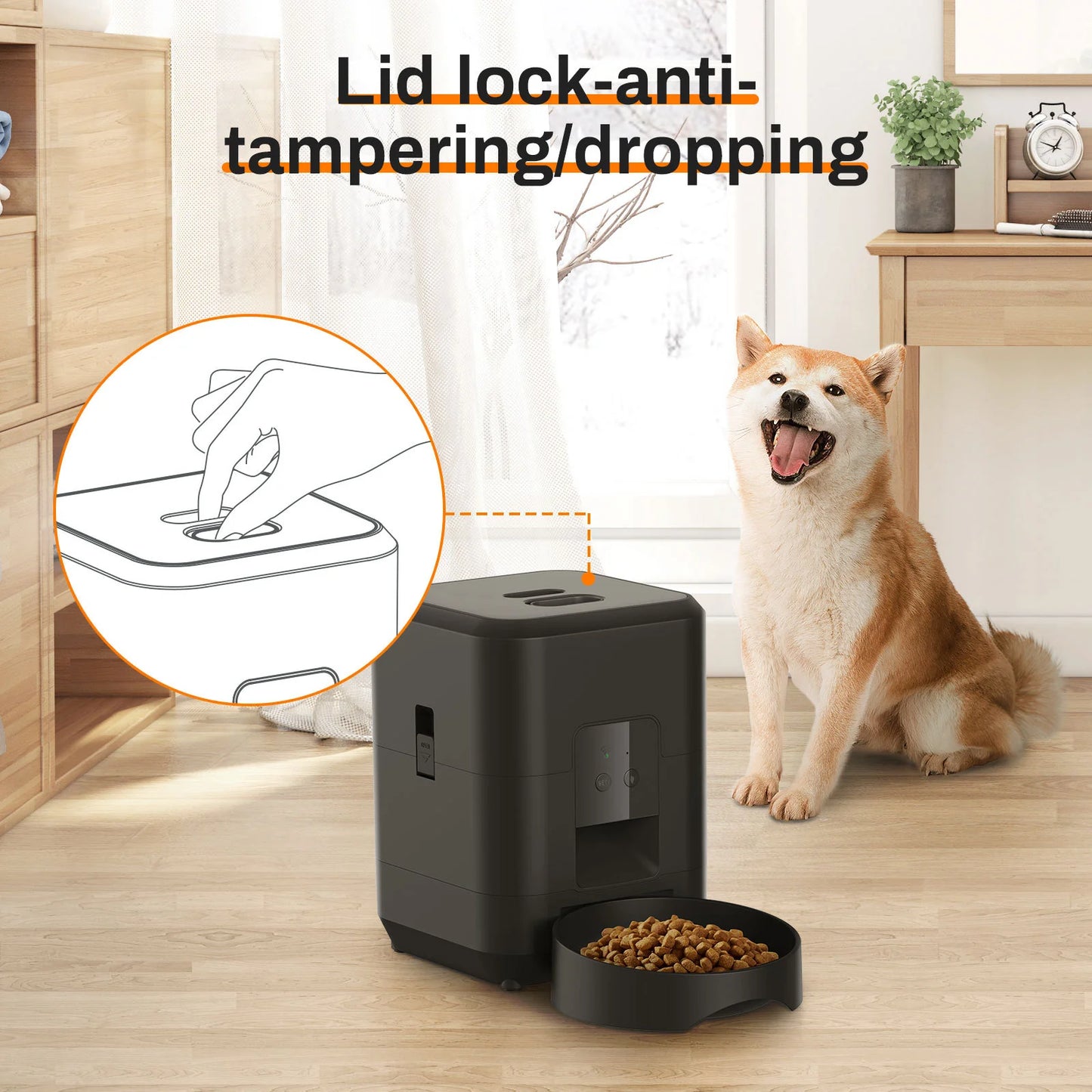 Transform Your Pet's Mealtime with the HEYBO Smart Pet Feeder - Automatic 2L Capacity for Cats & Small Dogs!