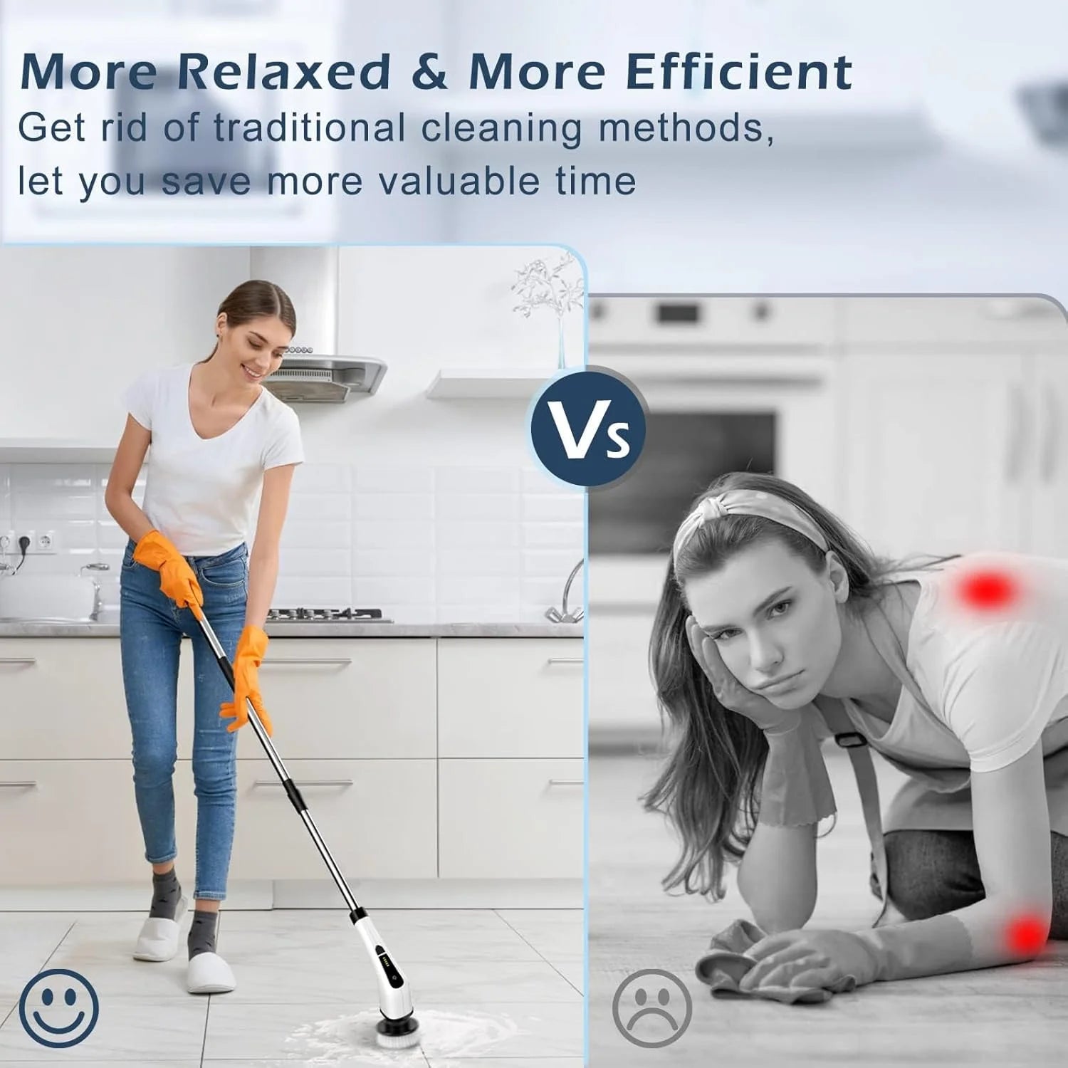 Revolutionize Your Cleaning Routine with the Cordless Electric Spin Scrubber - 9 Versatile Heads for Effortless Bathroom & Floor Care