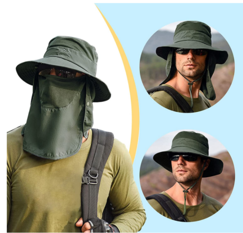 Discover Ultimate Comfort and Protection with Our Wide Brim UV Protection Bucket Hat - Perfect for Hiking, Camping, Fishing, and Safari Adventures!