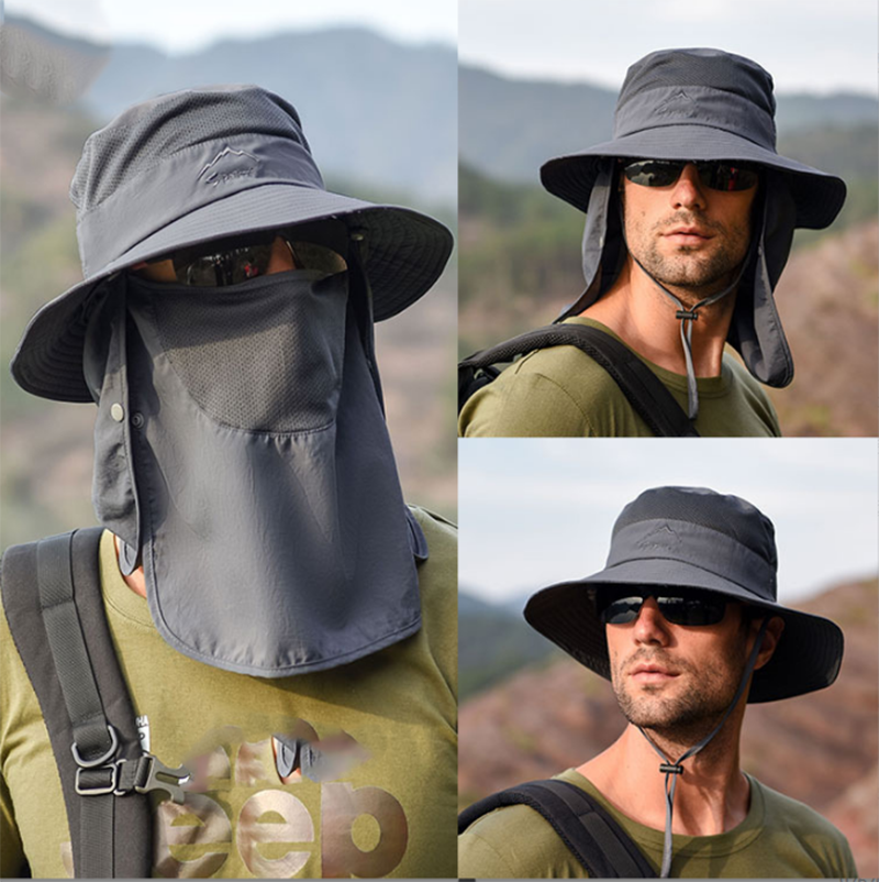Discover Ultimate Comfort and Protection with Our Wide Brim UV Protection Bucket Hat - Perfect for Hiking, Camping, Fishing, and Safari Adventures!