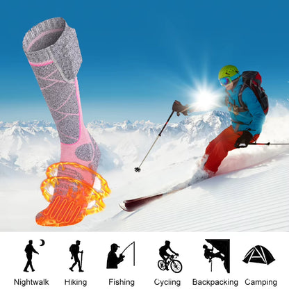 Stay Warm This Winter with Our Electric Heated Socks - 3 Adjustable Modes for Ultimate Comfort During Skiing and Hiking