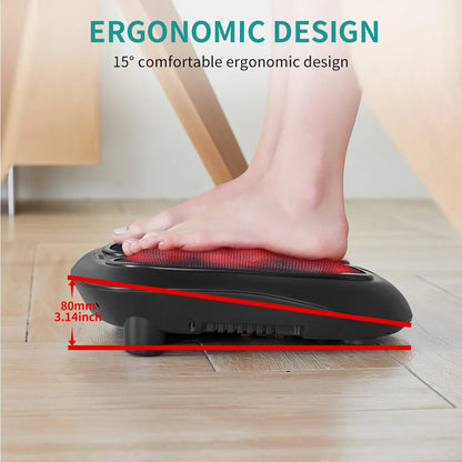 Experience Ultimate Relaxation with the Shiatsu Heated Electric Foot Massager - Perfect for Relieving Pain from Plantar Fasciitis
