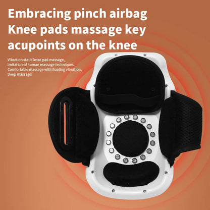 Revolutionary Smart Knee Massager: 3D Air Compression & Heat for Ultimate Pain Relief – USB Rechargeable & Wireless!