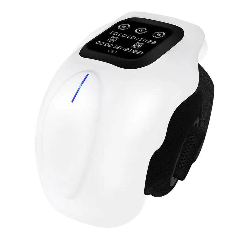 Revolutionary Smart Knee Massager: 3D Air Compression & Heat for Ultimate Pain Relief – USB Rechargeable & Wireless!