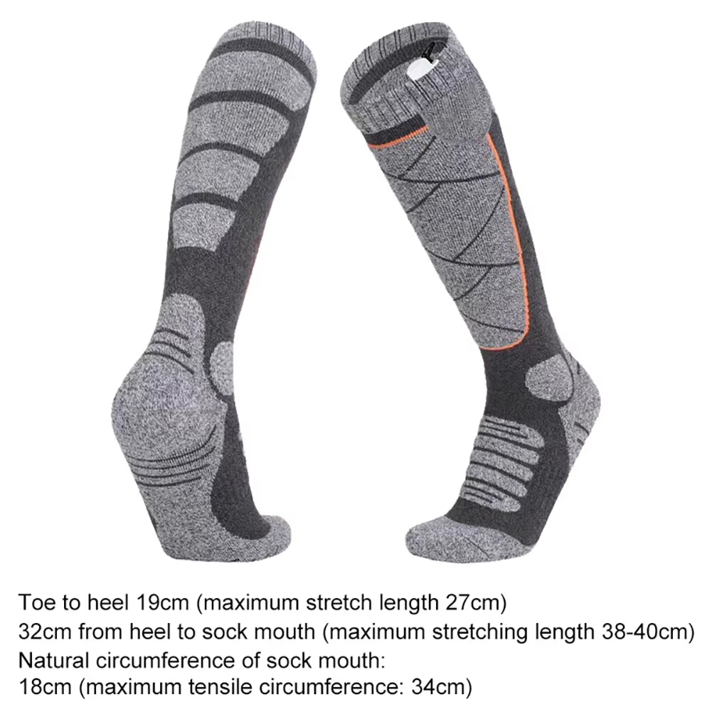 Stay Warm This Winter with Our Electric Heated Socks - 3 Adjustable Modes for Ultimate Comfort During Skiing and Hiking